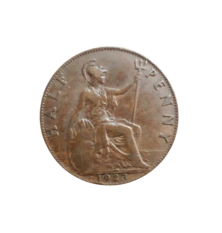 Gran Bretaña 1/2 Penny 1923 KM 809 NO UNC
